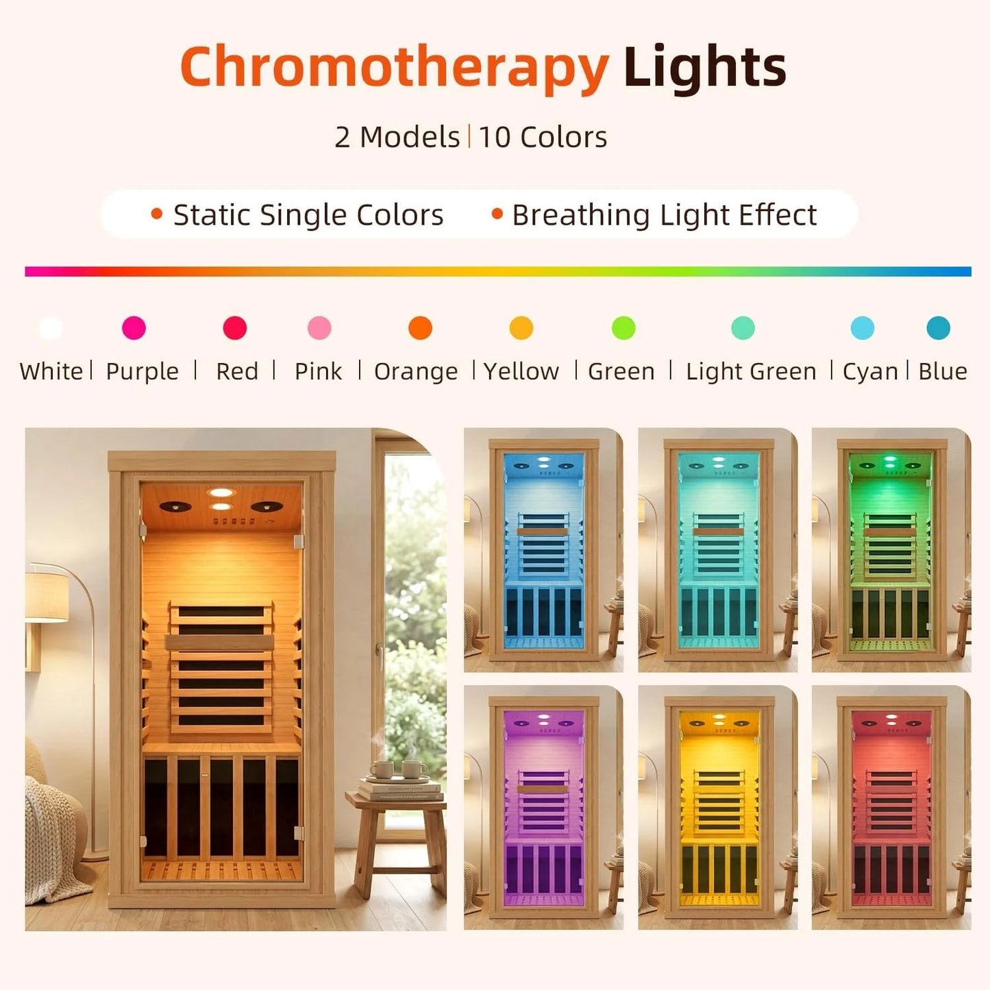 Nordivale Far Infrared Sauna Room With Glass Door Bluetooth
