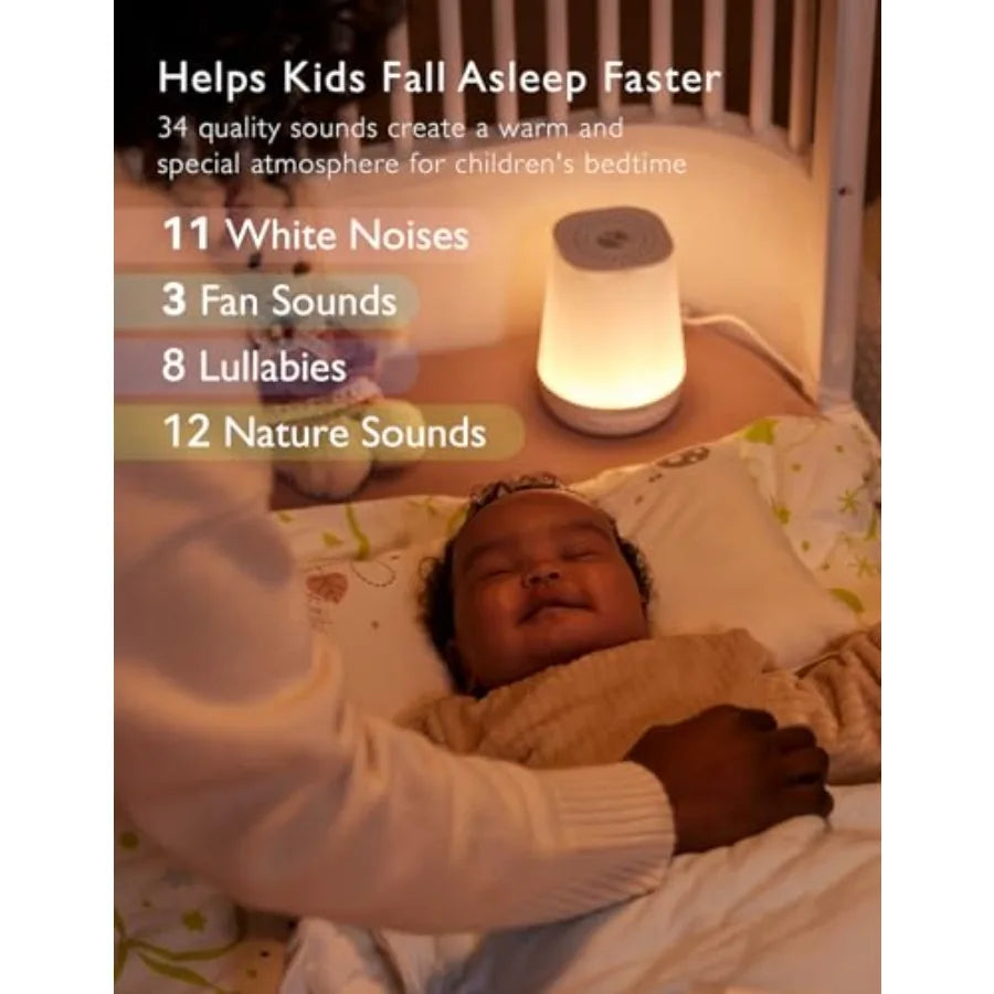Baby Sound Machine With Night Light And 34 Sleep Sounds