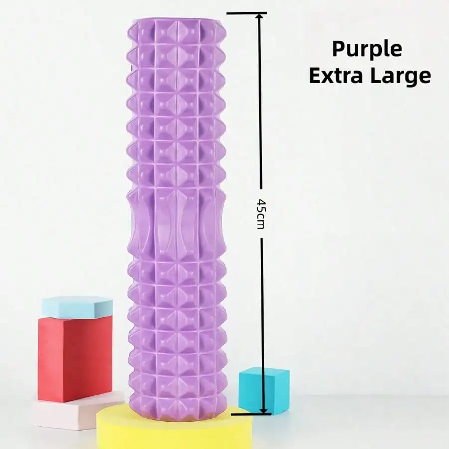 Foam Yoga Massage Roller Textured For Muscle Relaxation And Flexibility