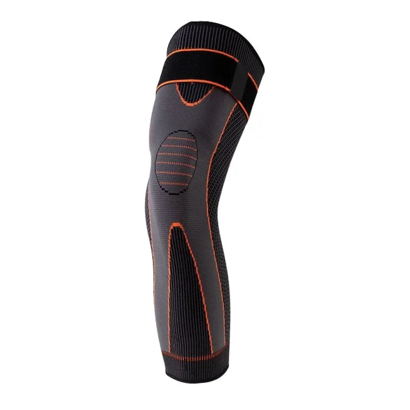 Long Leg Knee Support Sleeve Compression Brace For Running