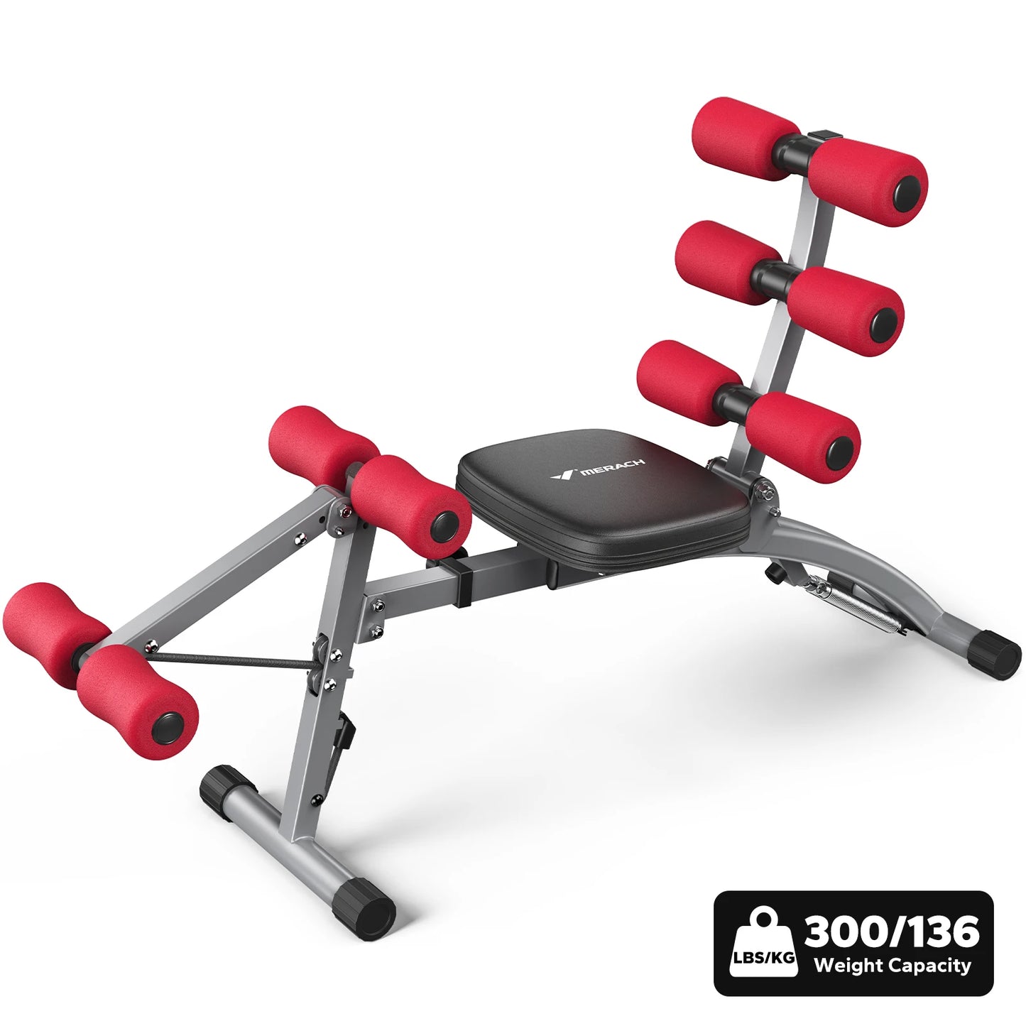 MERACH Ab Machine Multi Functional Adjustable Trainer For Home Gym