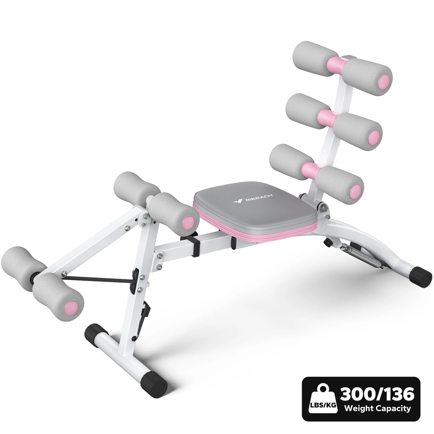 MERACH Ab Machine Multi Functional Adjustable Trainer For Home Gym