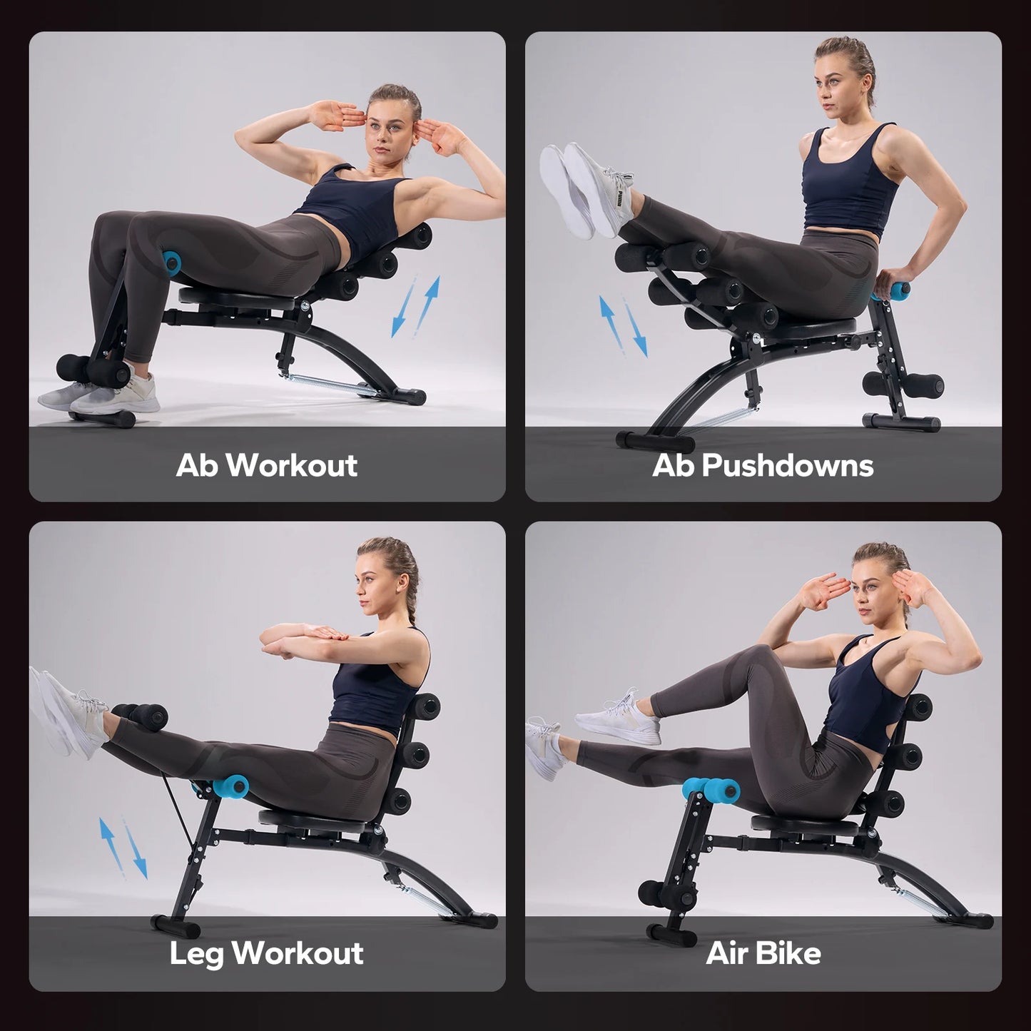 MERACH Ab Machine Multi Functional Adjustable Trainer For Home Gym