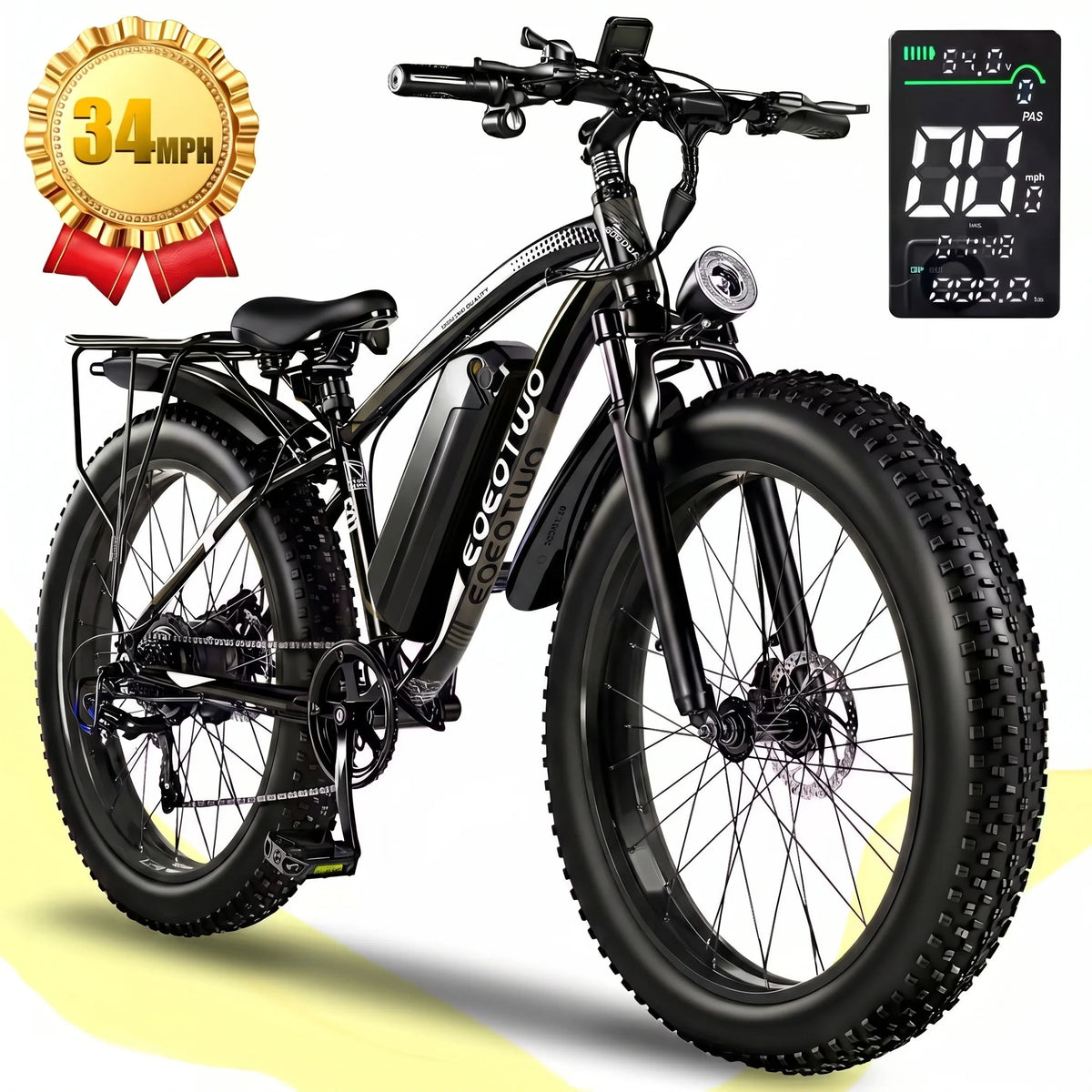 Eoeotwo Fat Tire Electric Bike With High Performance Motor