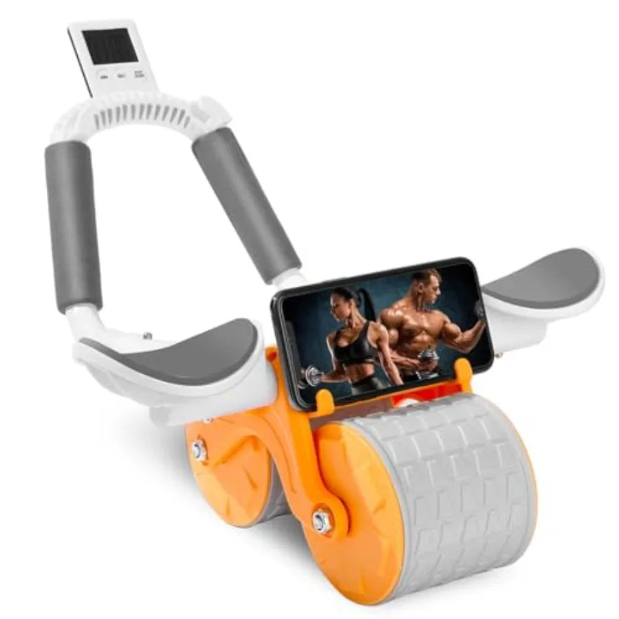 Ab Roller Wheel Knee Mat And Timer For Abs Workout