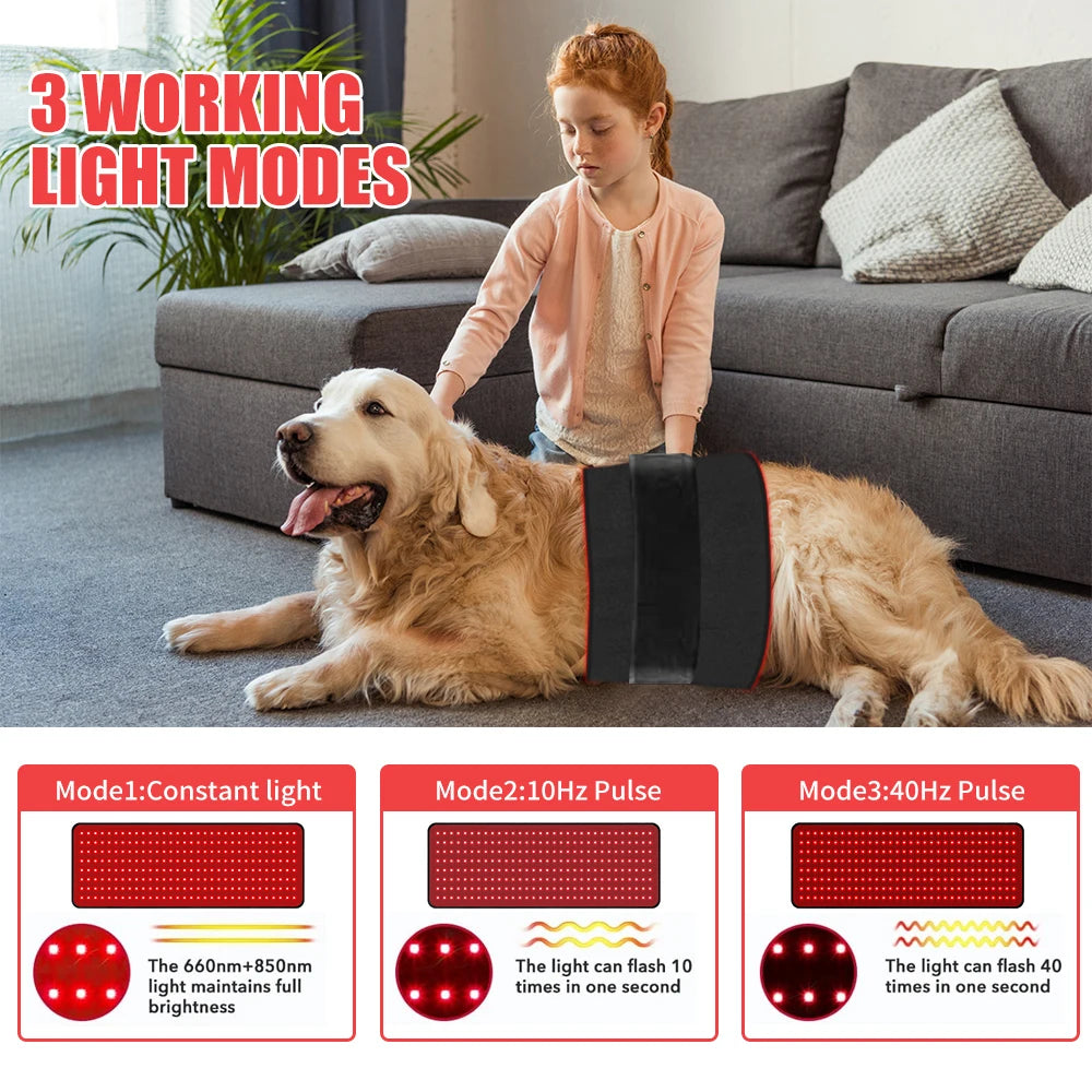 Red Light Therapy Pad 660nm 850nm Infrared For Back Relief