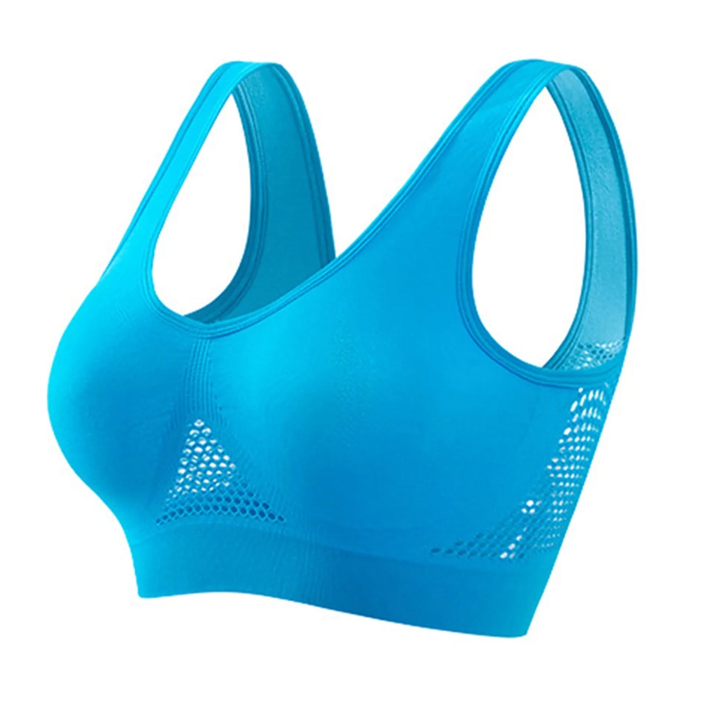 Breathable Women's Shockproof Running Sports Bra With Soft Support