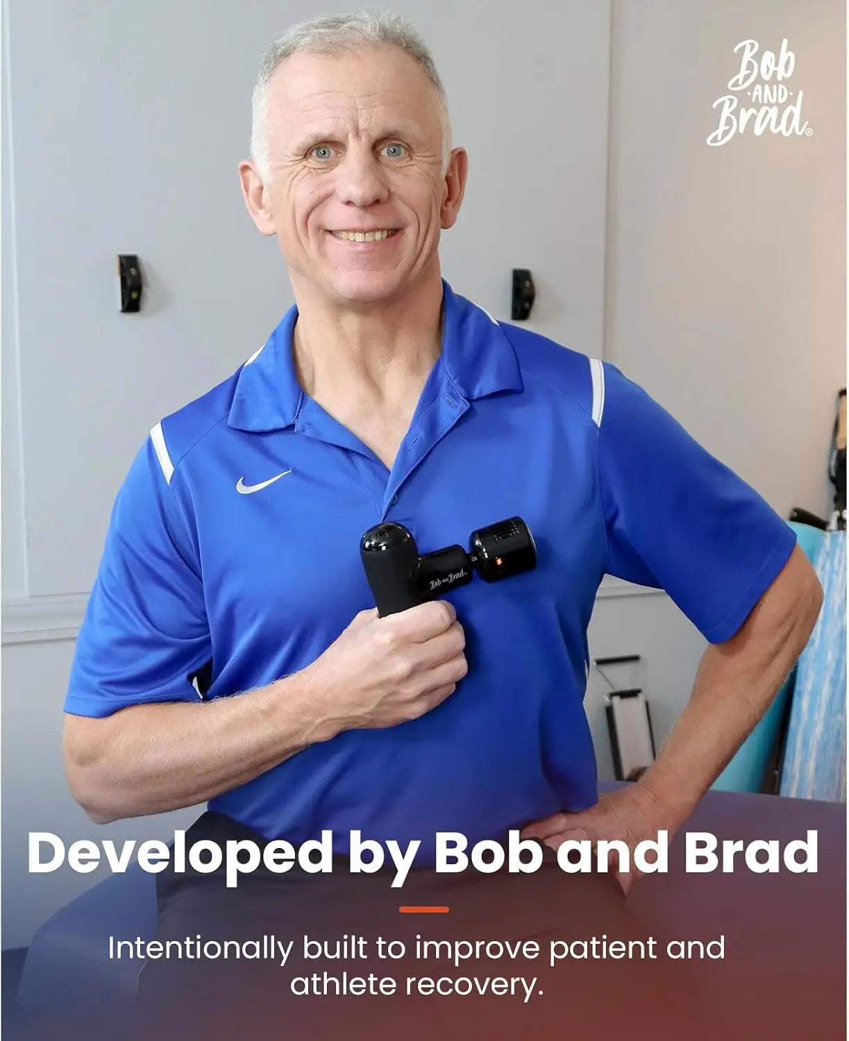 BOB AND B Q2 Pro Mini Massage Gun With HeatTherapy