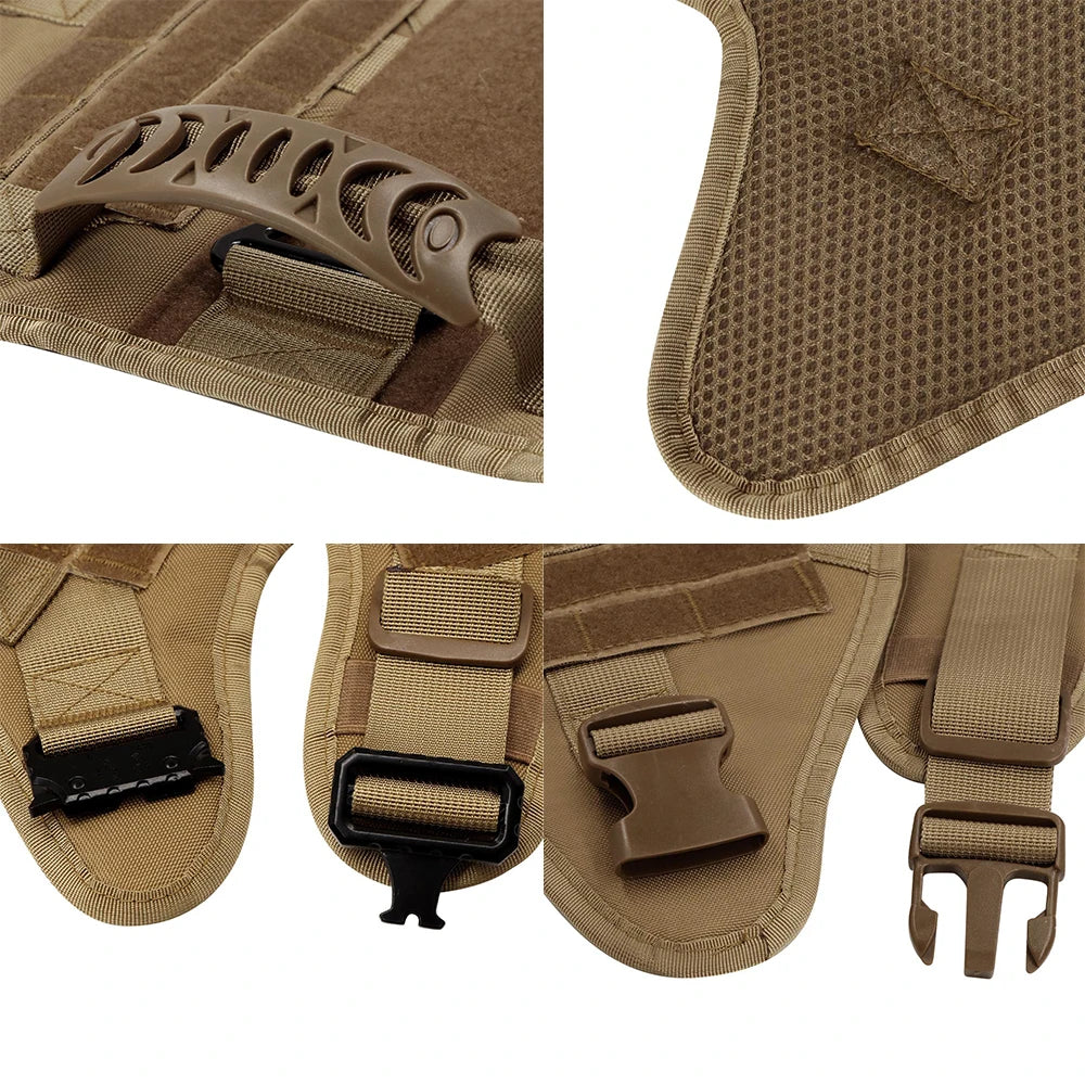 Petavel Padded Nylon Dog Harness And Leash Set For Pets