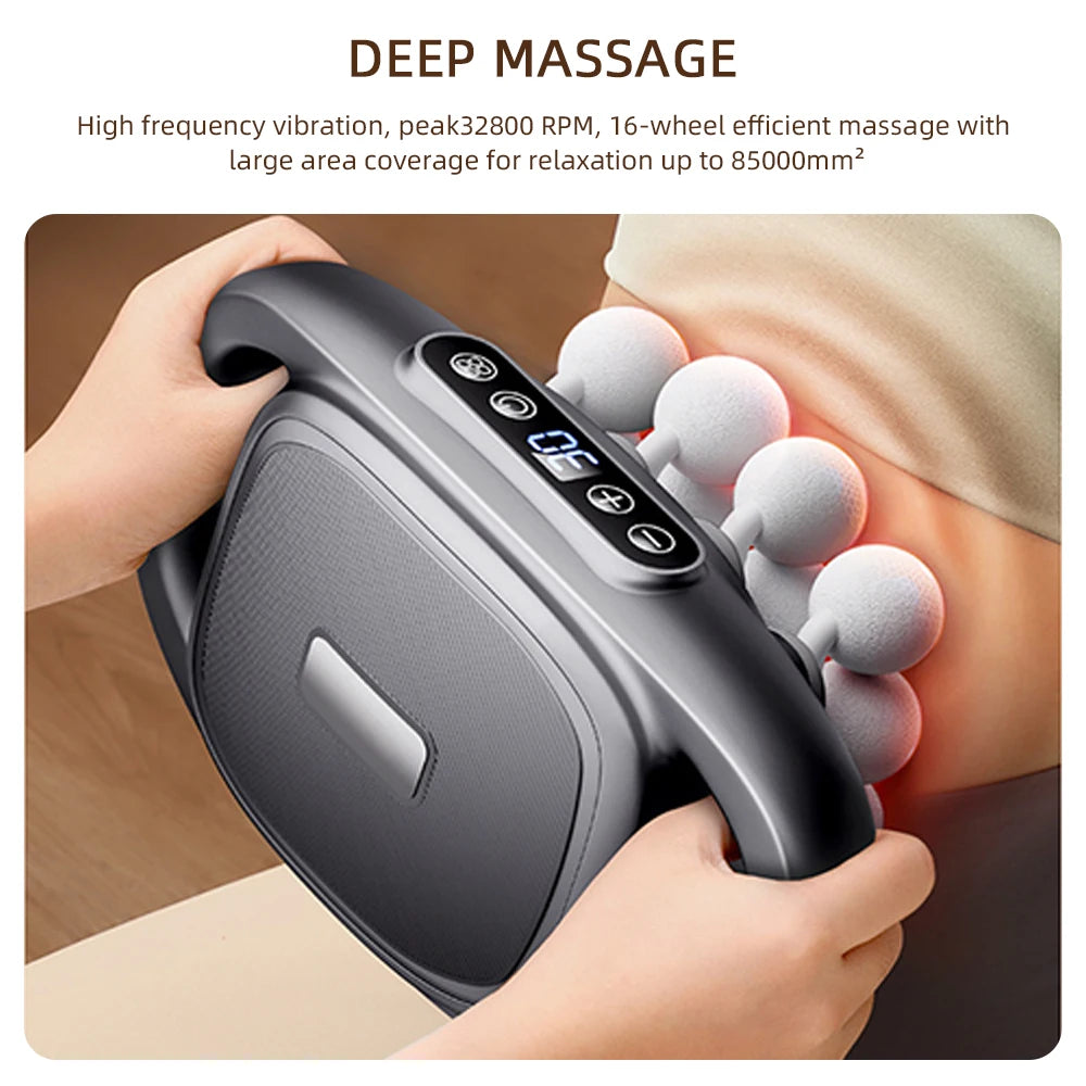 Foreverlily Fascia Massage Gun With 9 Modes For Full Body