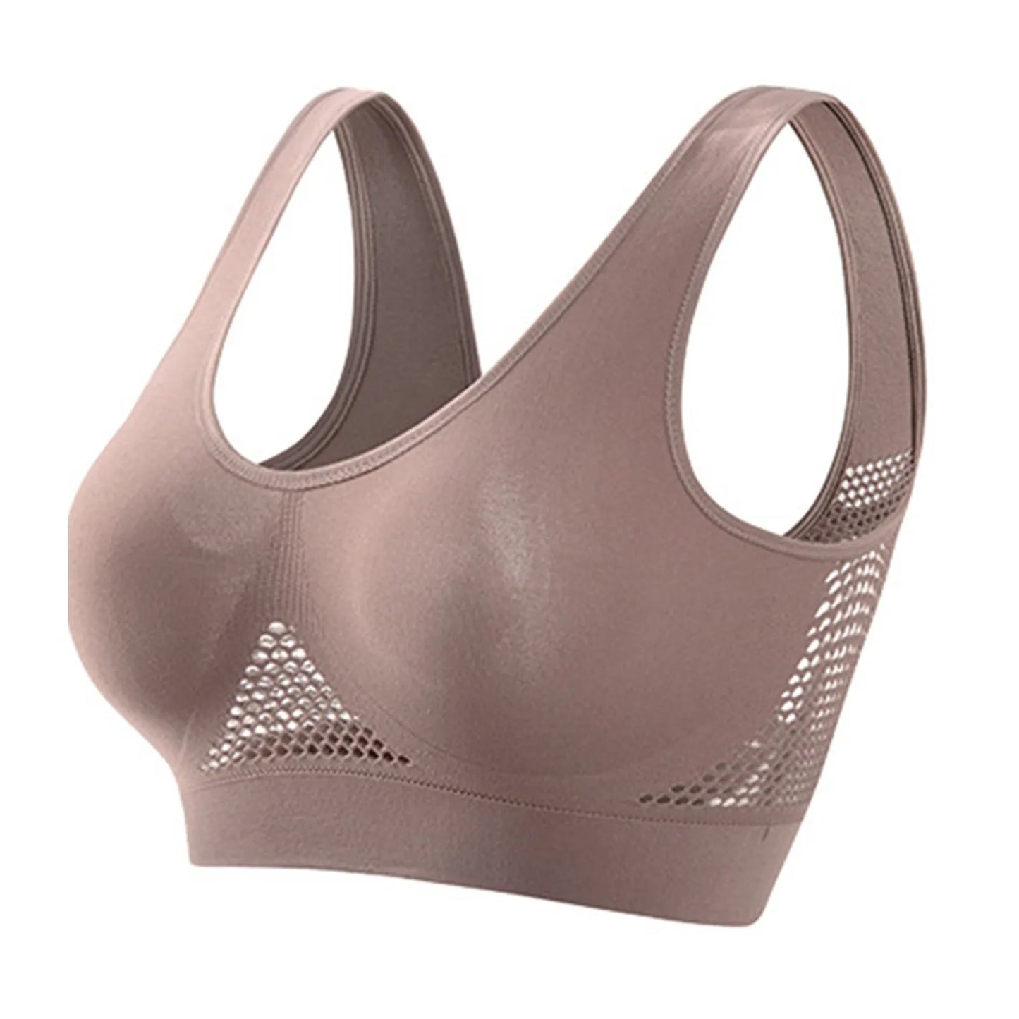 Breathable Women's Shockproof Running Sports Bra With Soft Support