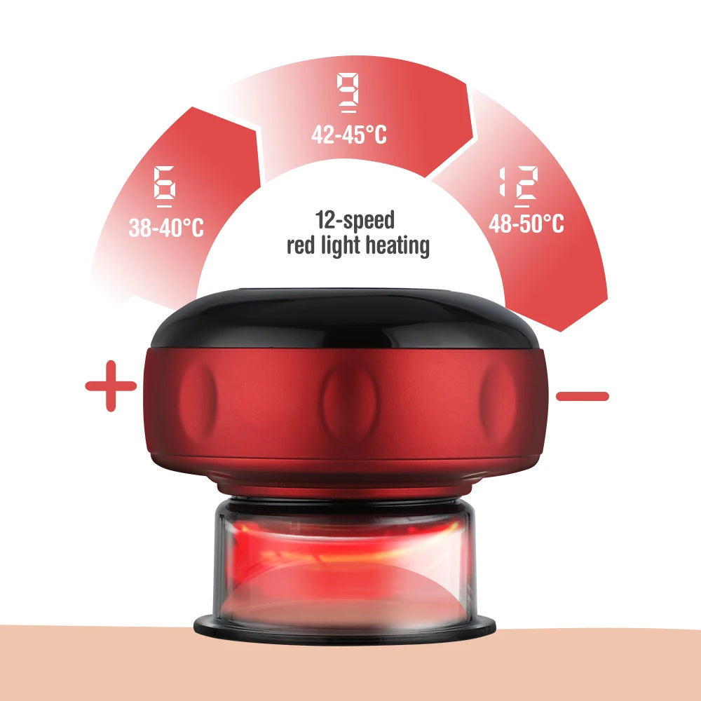 Hailicare Electric Cupping Massager Vacuum Suction Device For Body Slimming