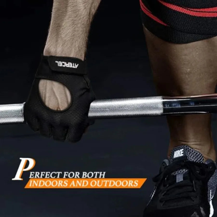 Men's Breathable Weight Lifting Gloves Full Palm Protection For Gym