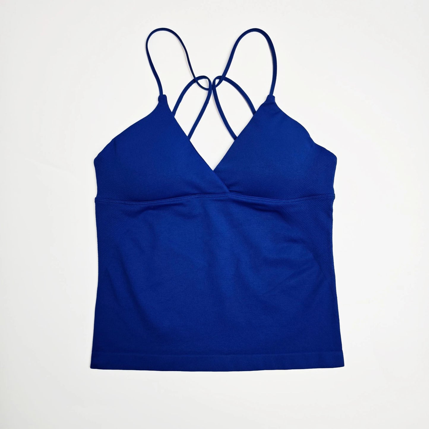 NCLAGEN Vision Twist Front Longline Seamless Yoga Tank
