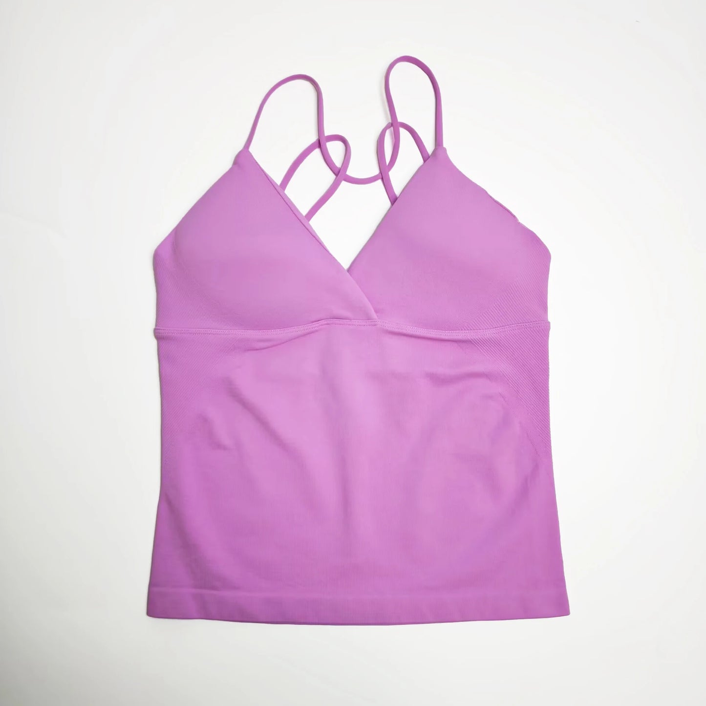 NCLAGEN Vision Twist Front Longline Seamless Yoga Tank
