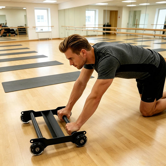 Abdominal Trainer With Wheels For Core Abs Glutes Hamstrings