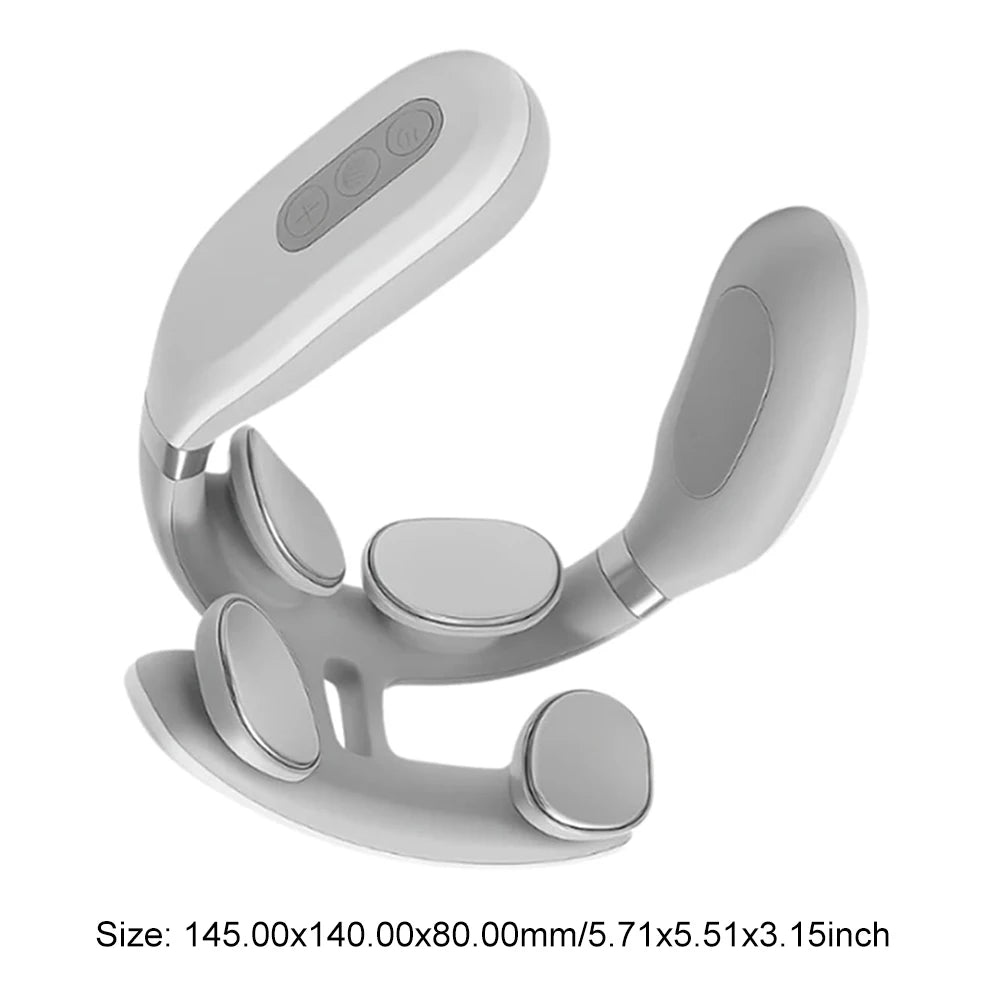 4 Heads Back Massager Portable USB Rechargeable For Waist