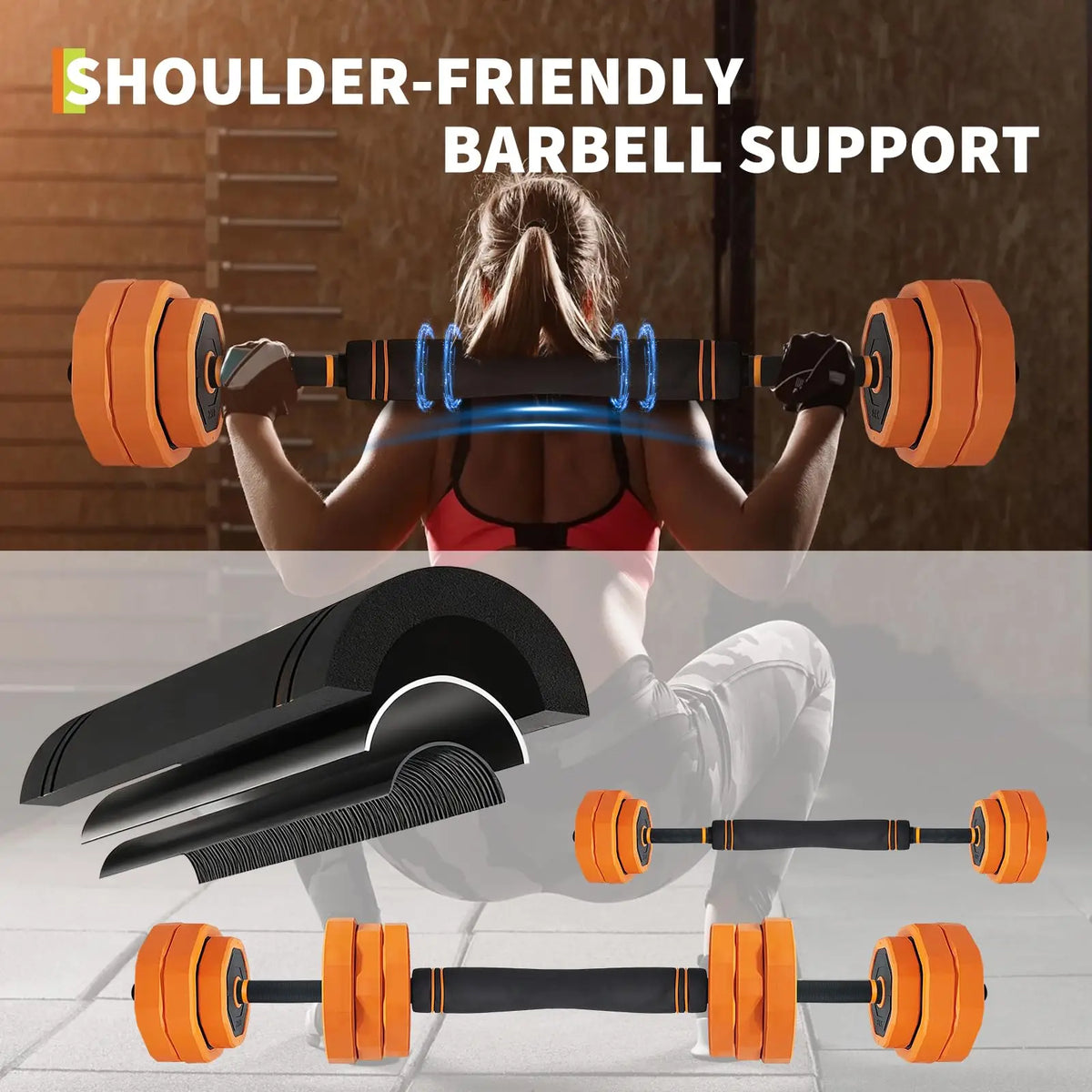 Adjustable Dumbbell Set With Connector For Home Gym Training