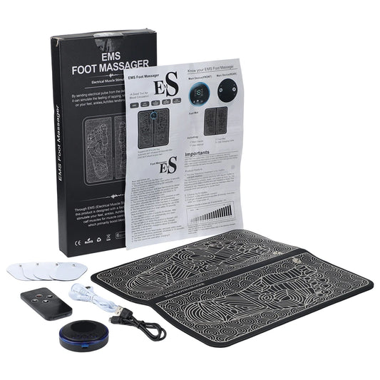 Agdoad Smart EMS Foot Massager Pad Enhances Blood Circulation