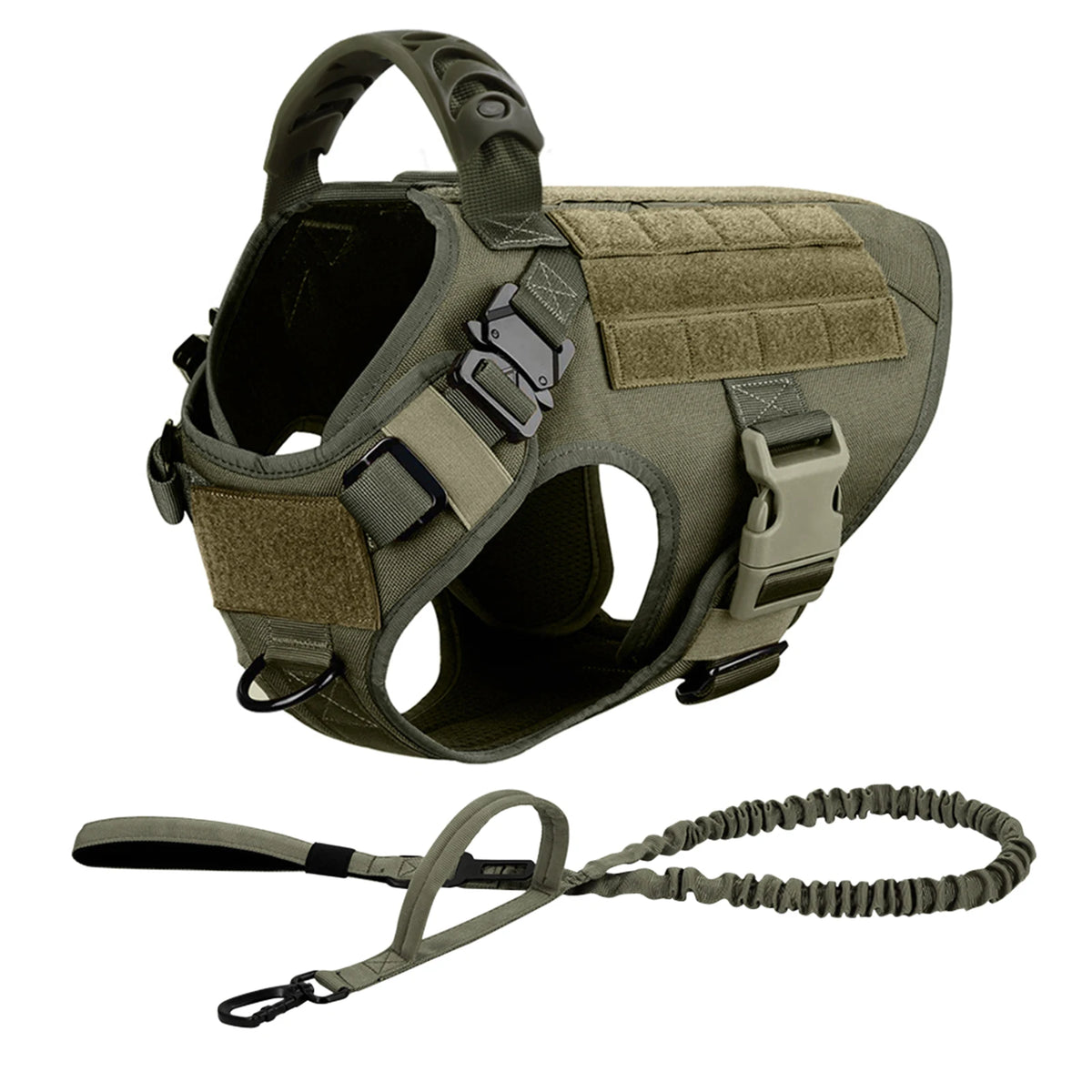 Petavel Padded Nylon Dog Harness And Leash Set For Pets