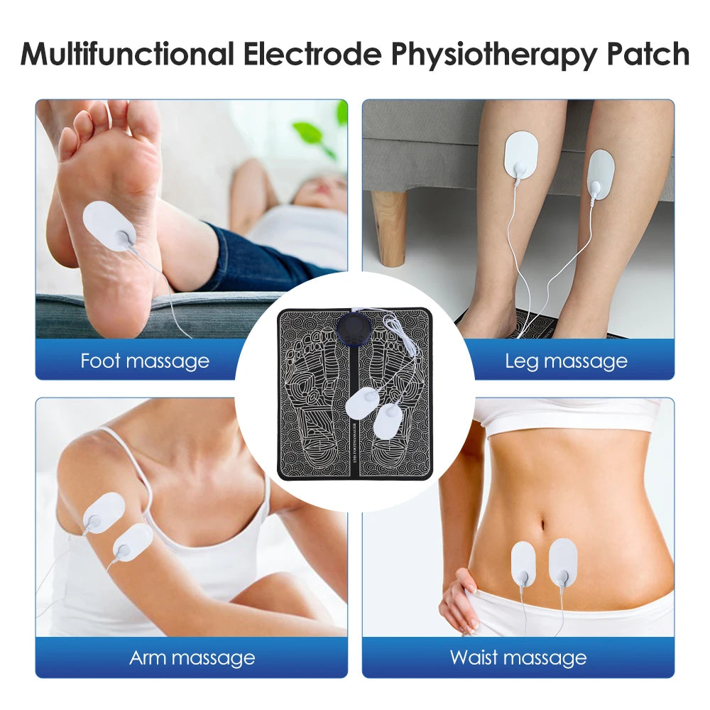 Agdoad Smart EMS Foot Massager Pad Enhances Blood Circulation