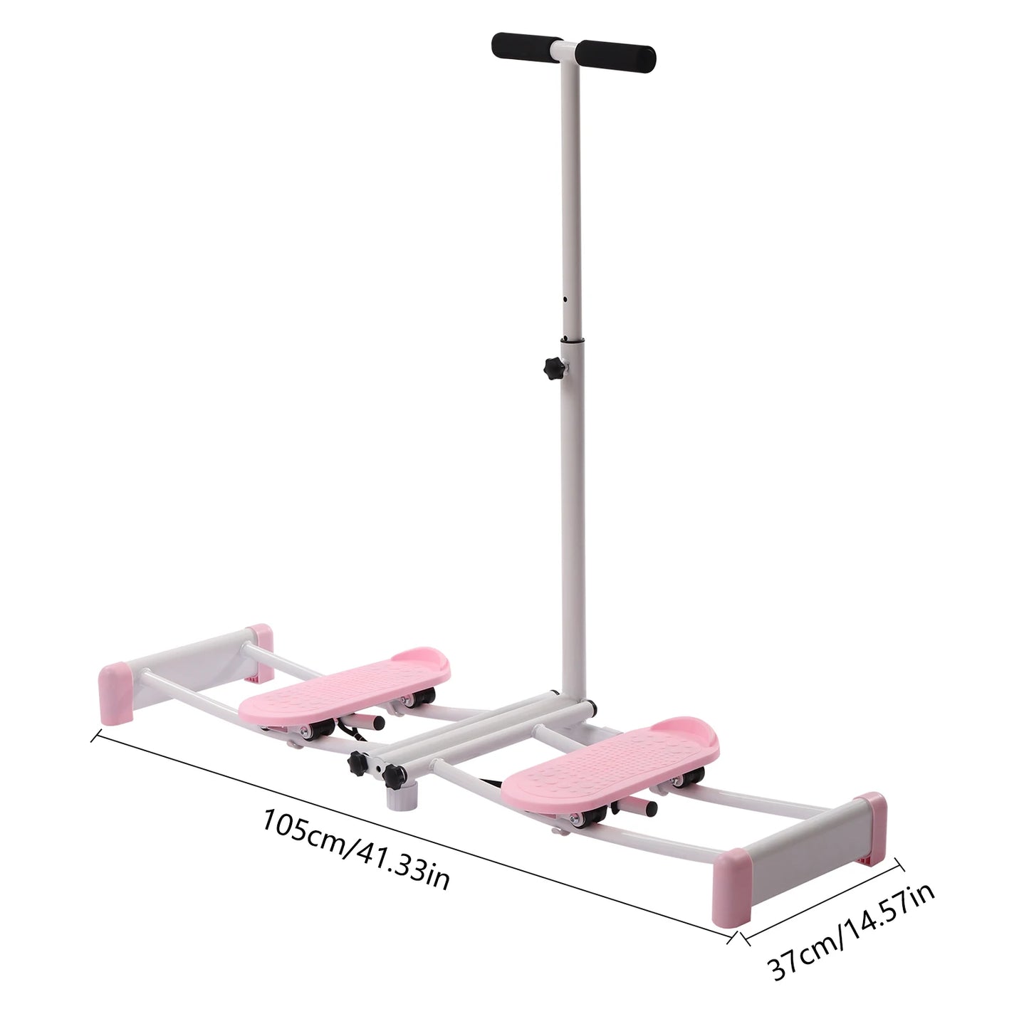 Pelvic Floor Fitness Equipment Skiing Motion Simulator Foldable Steel Frame