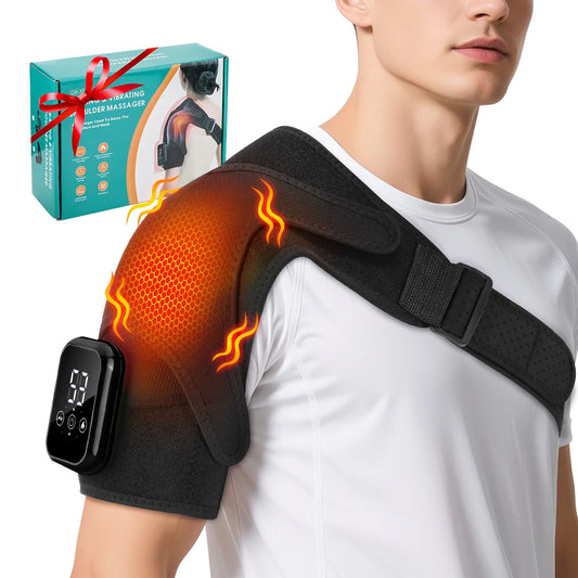 Hailicare Electric Heating Shoulder Brace With Vibration Massage