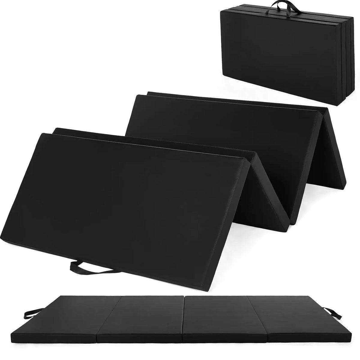 HiMISS Thick Folding Gymnastics Mat For Home Yoga And Exercise