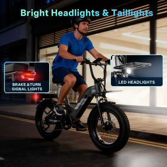 Cybervelo 1500W 20Ah Long Range Step Thru Electric Bike