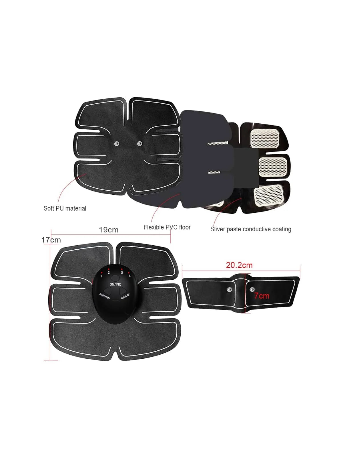 Hip Muscle Stimulator Massager Trainer for Fitness and Weightlifting
