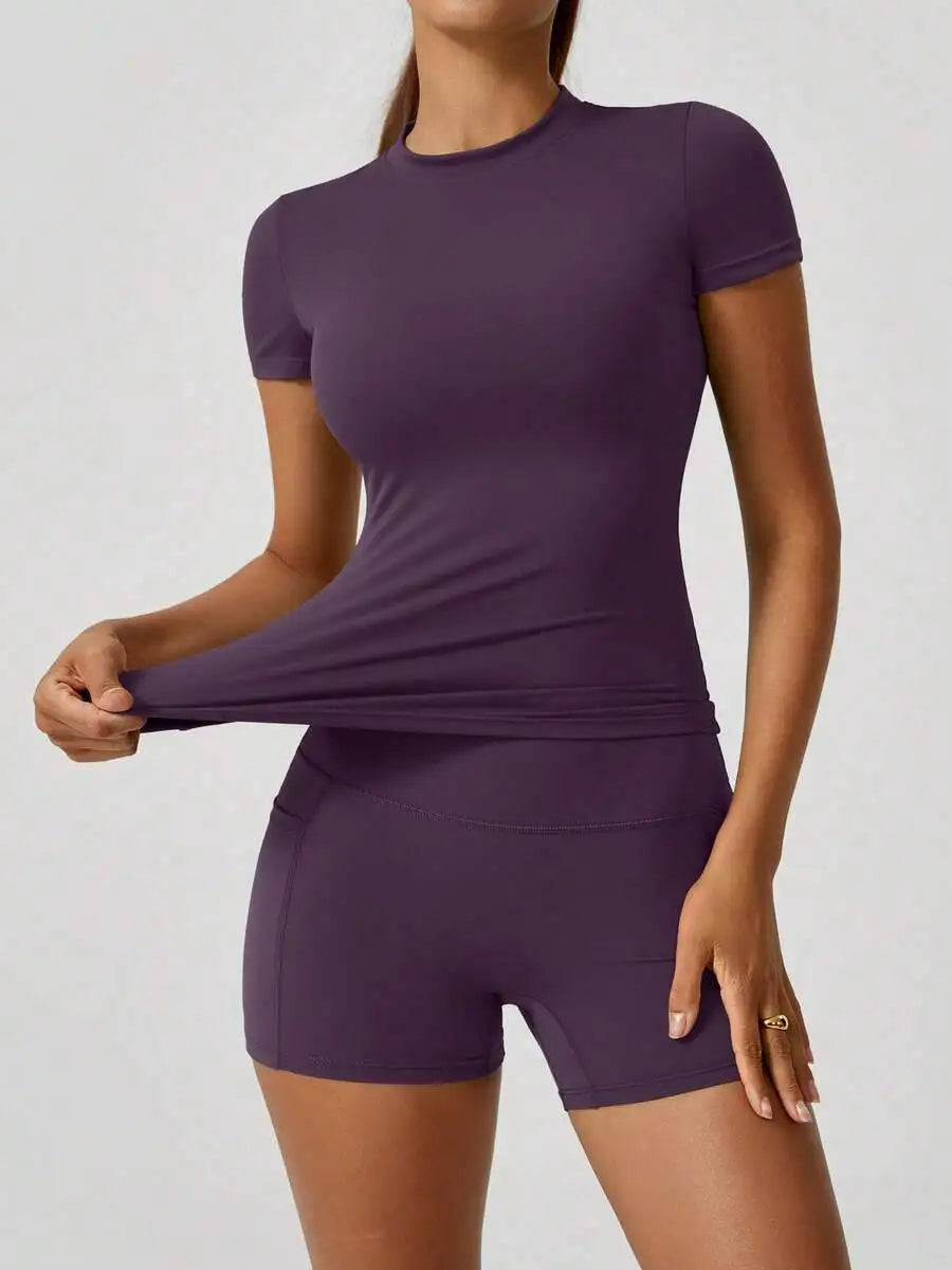 Women's Sports Short High Waist Tummy Control Butt Lifting Shorts