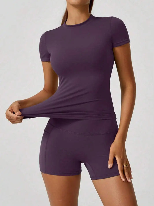 Women's Sports Short High Waist Tummy Control Butt Lifting Shorts