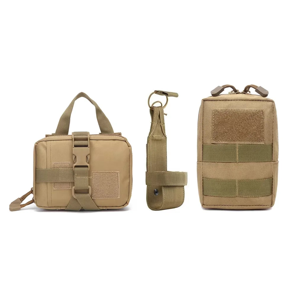 Petavel Dog Tactical Molle Pouches Harness Set For Military Training