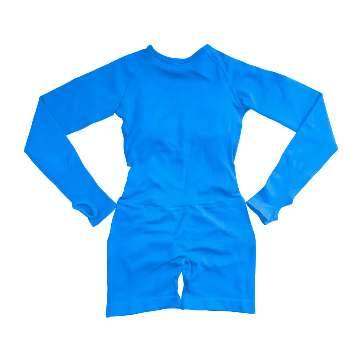 Nclagen Women Seamless Long Sleeve Yoga One Piece Jumpsuit