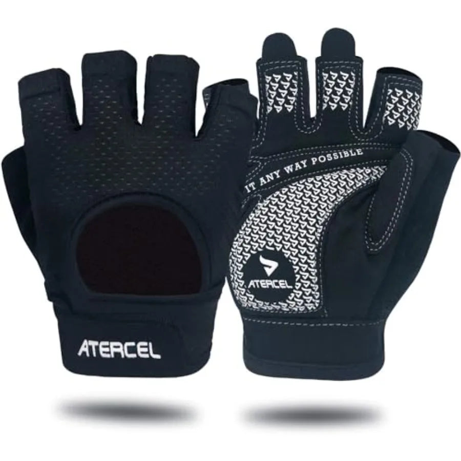 Men's Breathable Weight Lifting Gloves Full Palm Protection For Gym