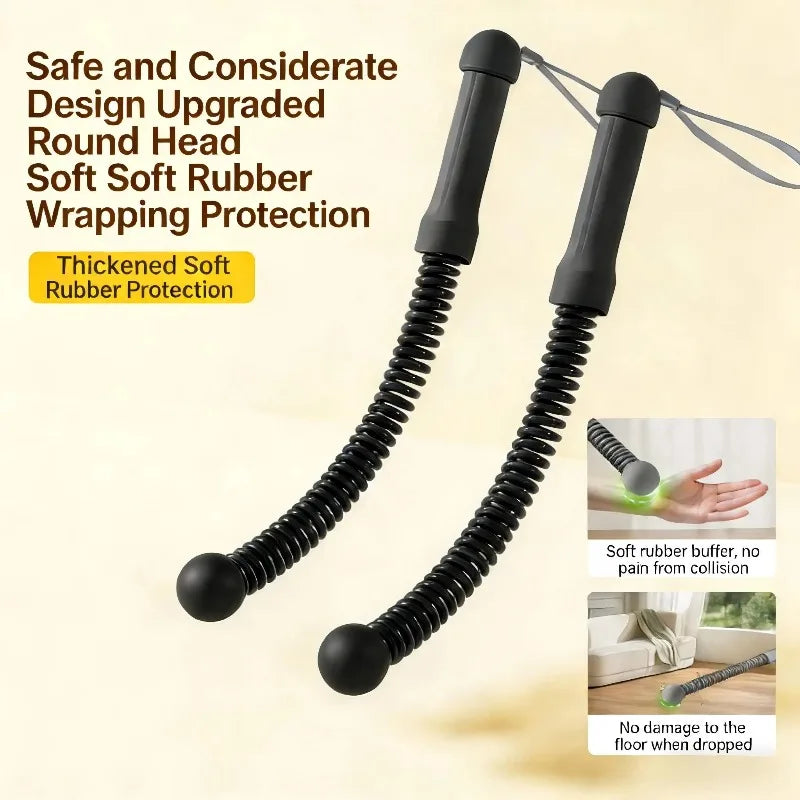 Quiet Weighted Ropeless Portable Battle Rope For Home Gym Training