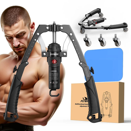 FED Fitness 3-In-1 Twister Arm Trainer With Ab Roller Wheel