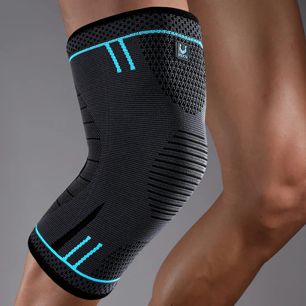 Compression Knee Support Sleeve Breathable Anti Slip For Sports