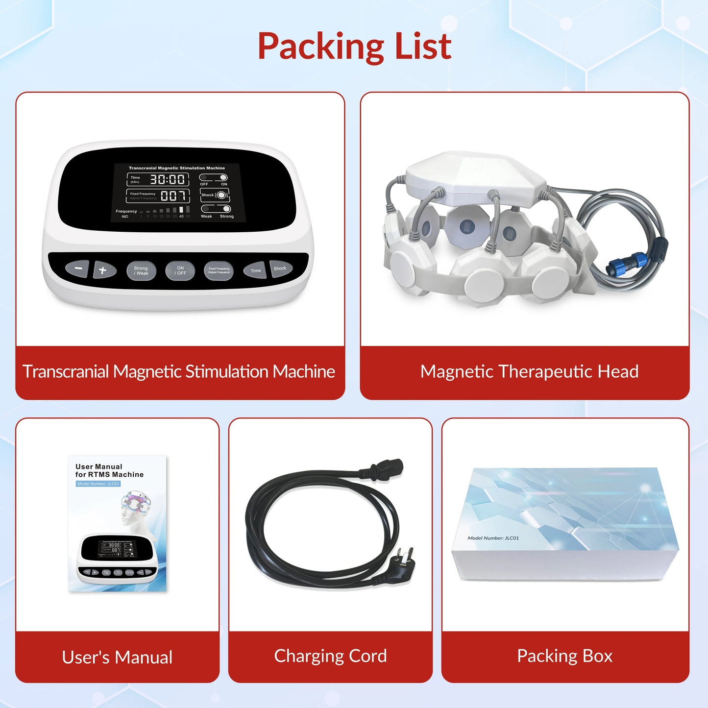 ZJKC Transcranial Magnetic Stimulation Device For Depression Parkinsons Insomnia