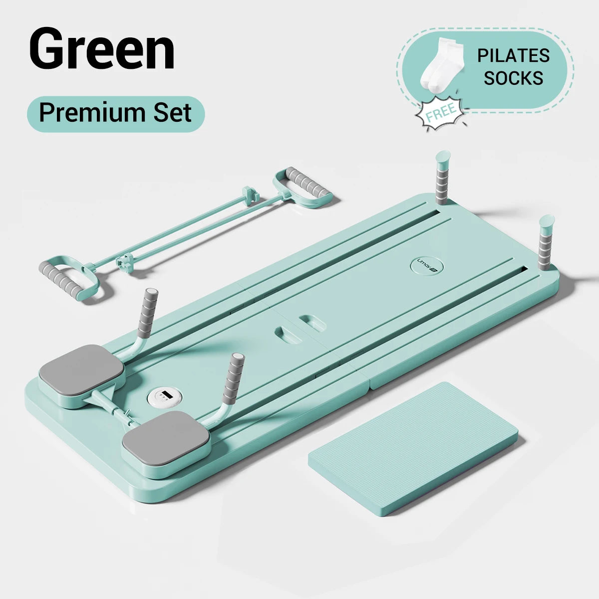 UMAY Multifunctional Pilates Board With Timer And Yoga Mat