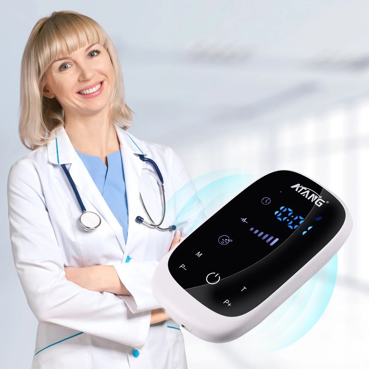 ATANG CES Sleep Aid Brain Stimulation Device With Ear Clip