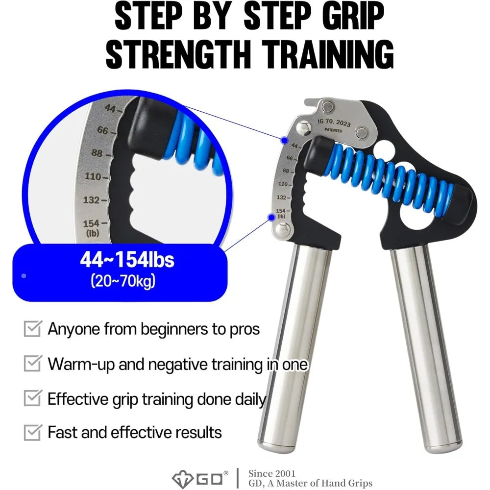 YTYIN Adjustable Hand Grip Strengthener For Wrist And Forearm Training