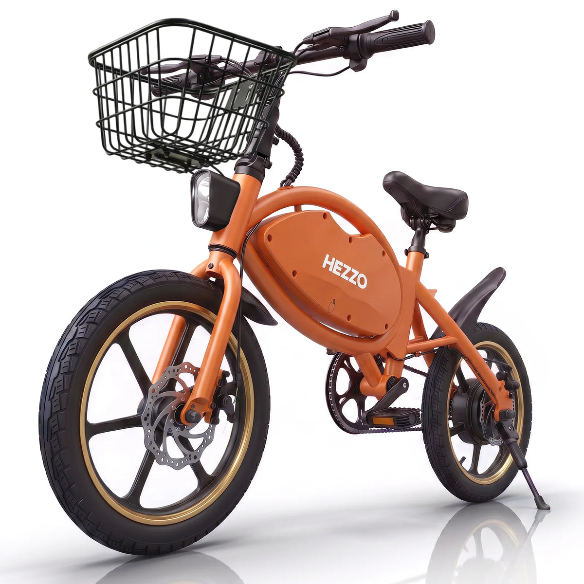 Hezzo T8 Pro Foldable Electric Bike With Dual Disc Brakes