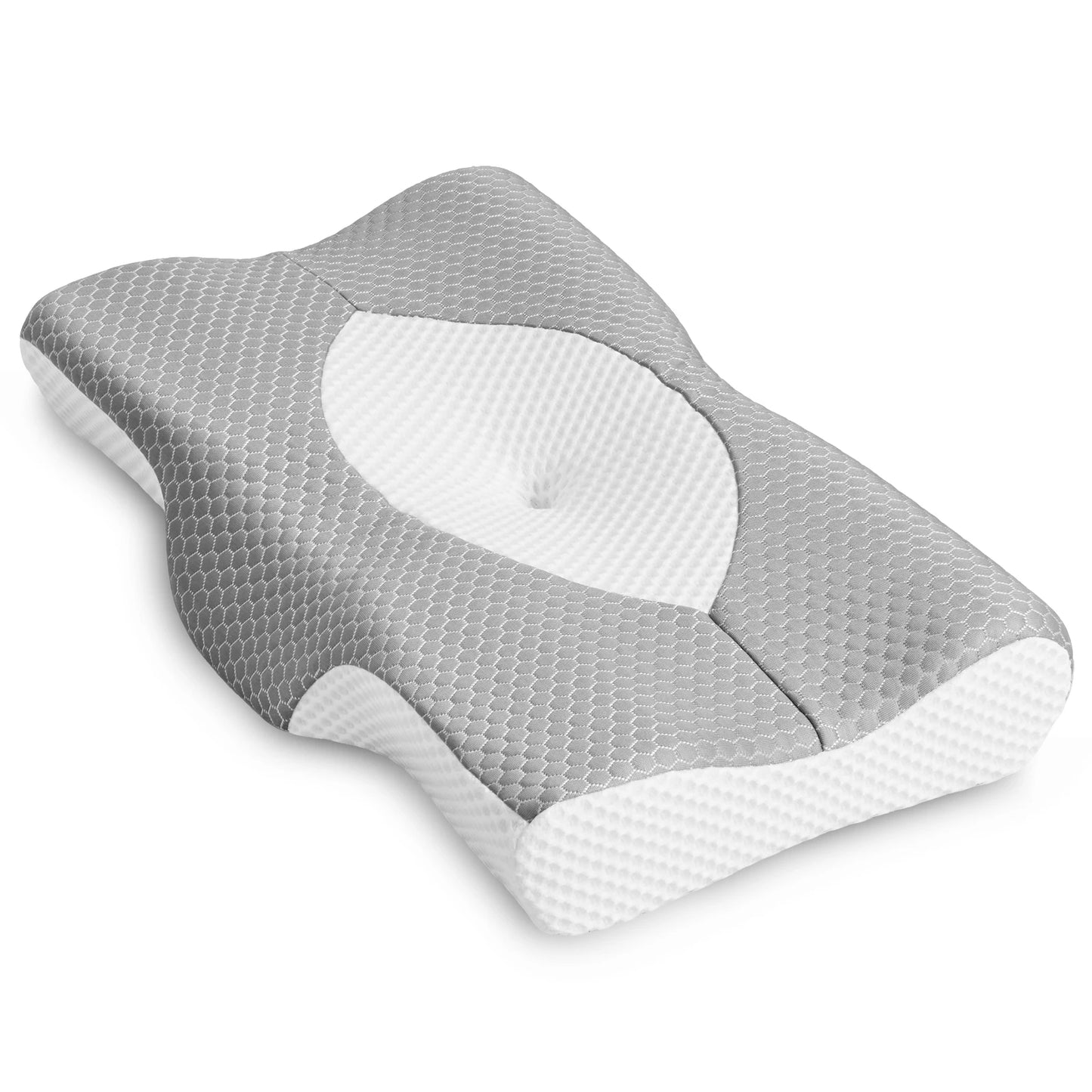 JHK Cervical Neck Pillow Memory Foam Ventilated Ergonomic Support