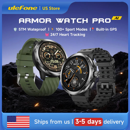 ULEFONE Armor Watch Pro Smartwatch With GPS And Heart Rate