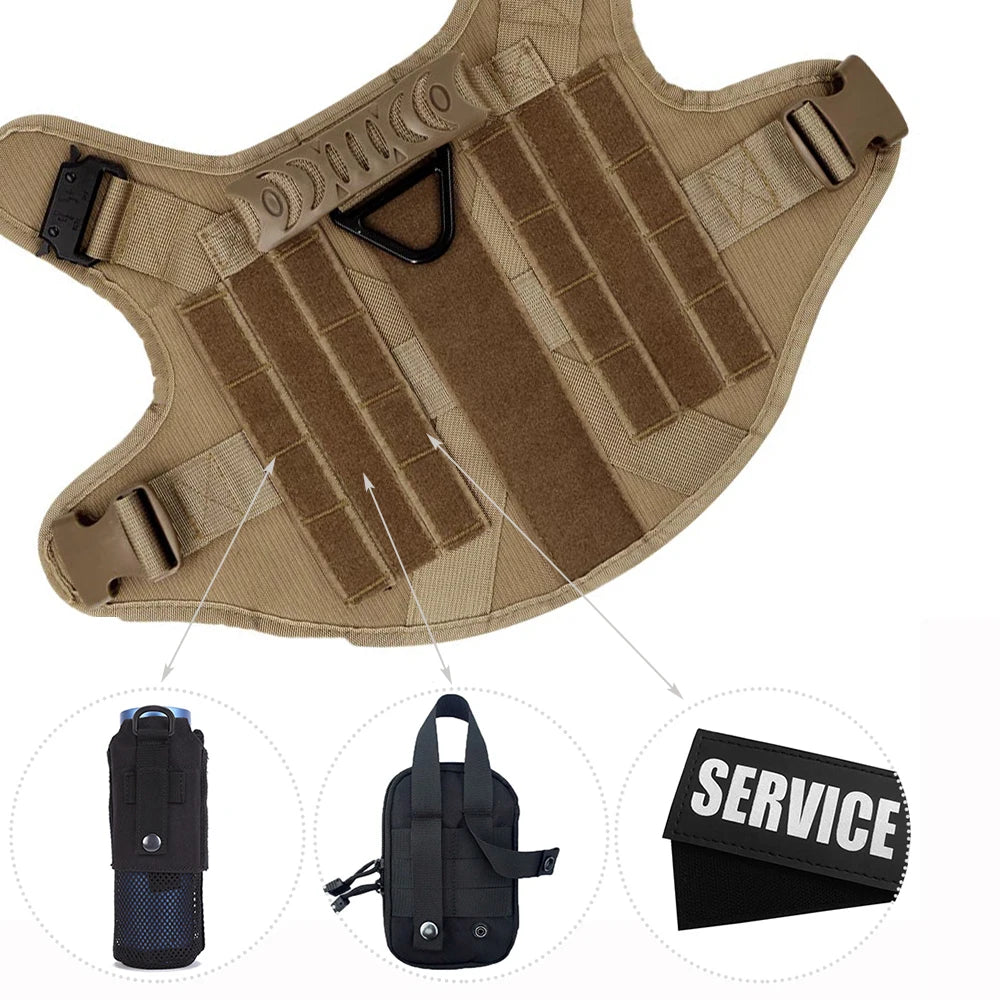 Petavel Padded Nylon Dog Harness And Leash Set For Pets