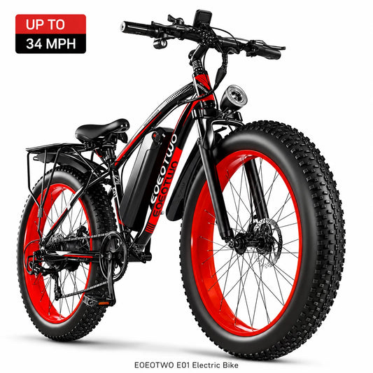 Eoeotwo Fat Tire Electric Bike With High Performance Motor