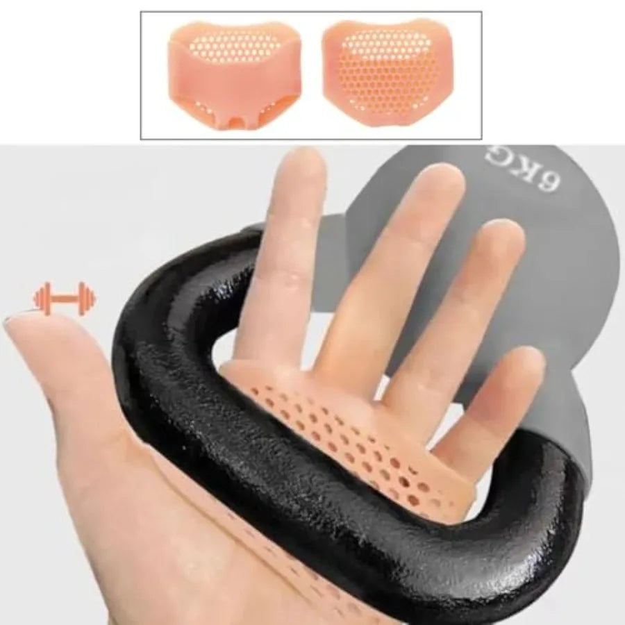 Anti Slip Silicone Weight Lifting Gloves With Shock Absorption Pads