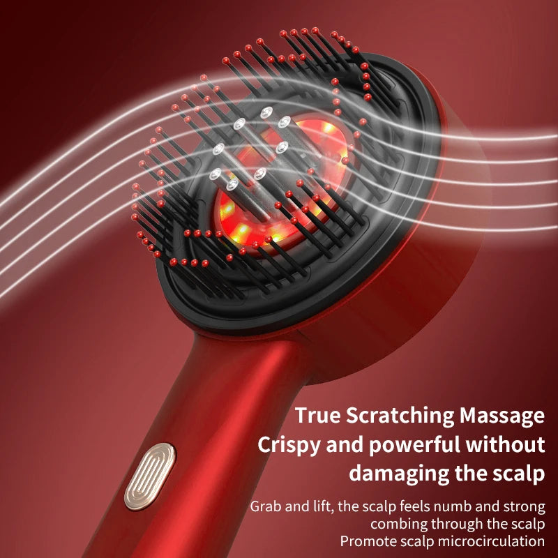 Pastsky Electric Red Light Hair Growth Scalp Massager