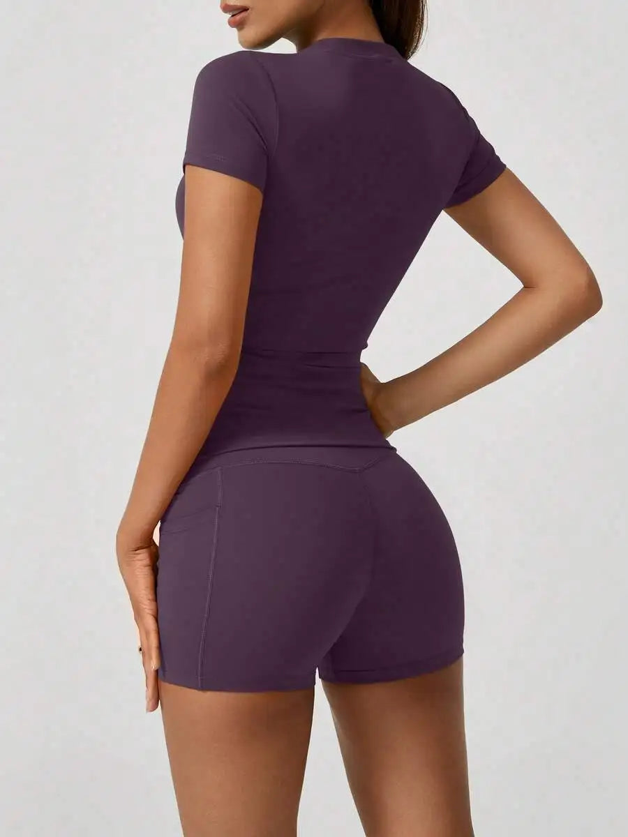 Women's Sports Short High Waist Tummy Control Butt Lifting Shorts